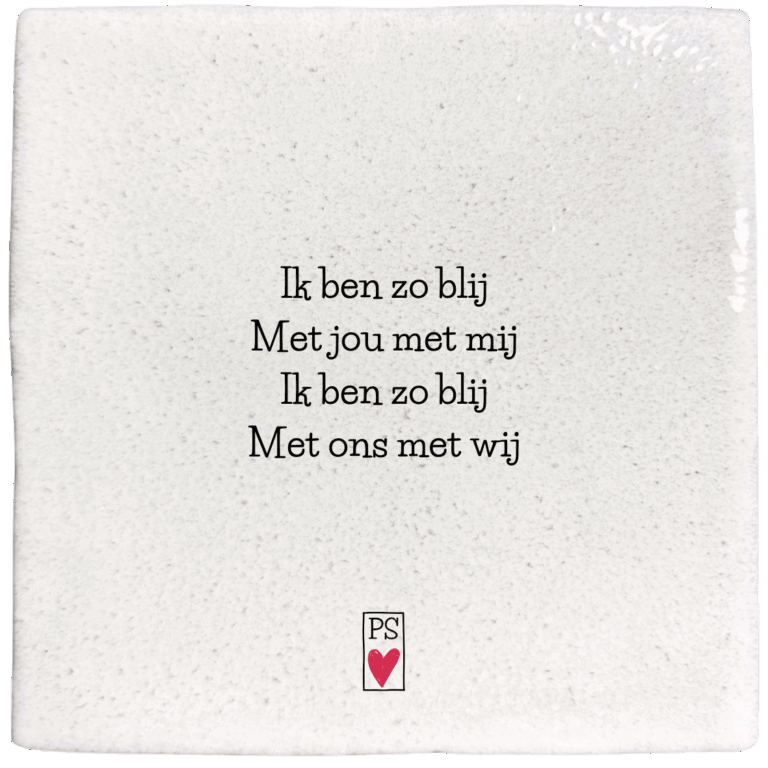 Ik ben zo blij met jou