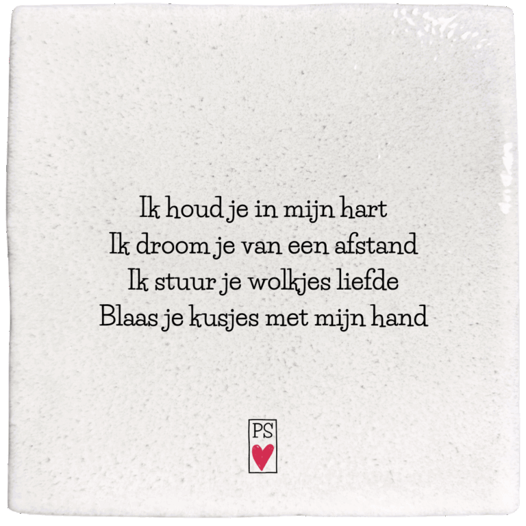 Ik houd je in mijn hart